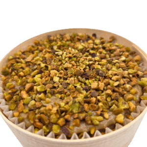 Pastel de queso de pistacho