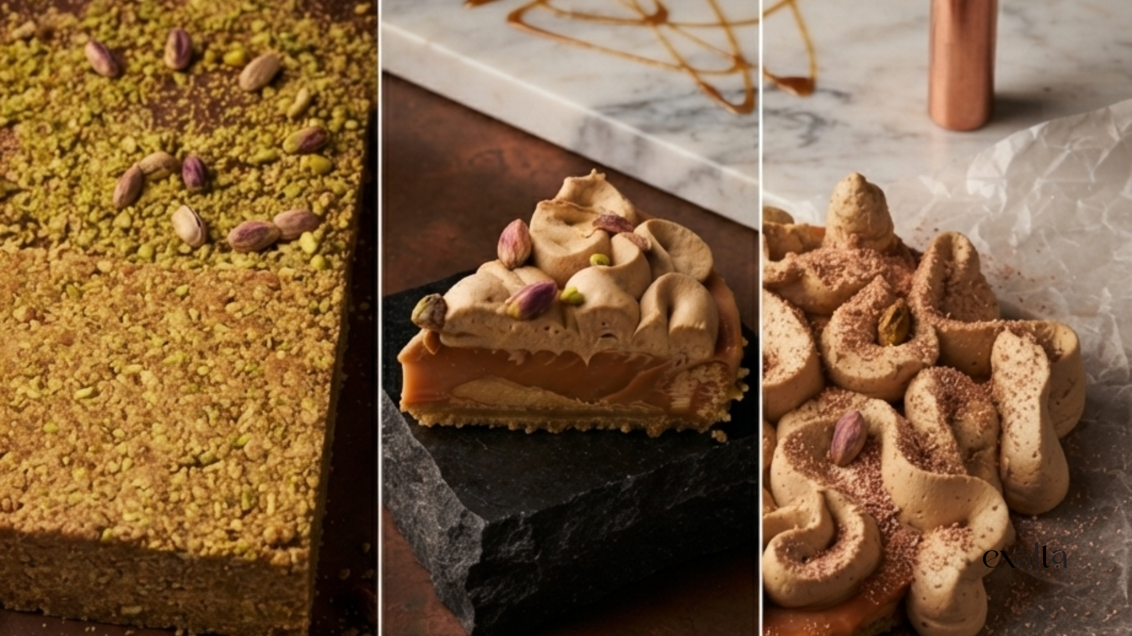 pistacho en repostería